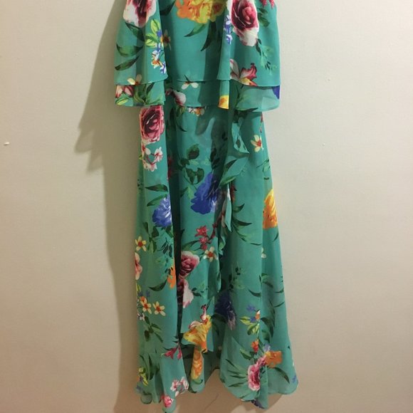 Kensie Green Maxi Dress - Item#30 - Picture 2 of 6